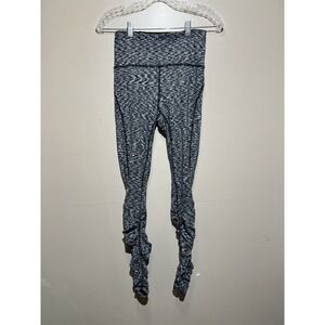 Lululemon Ready To Rulu Tight Leggings‎ Spaced Out Space Dye Black White Size 4